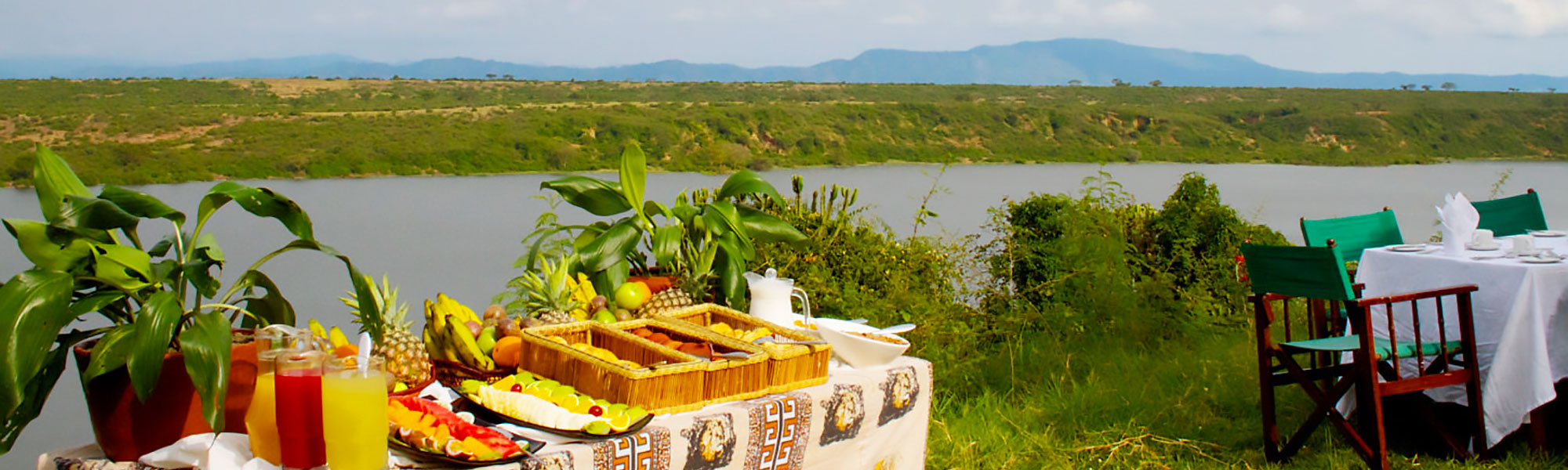 Bush Breakfast Mweya Safari Lodge